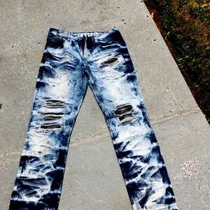 Encrypted Men distress jeans 32x36